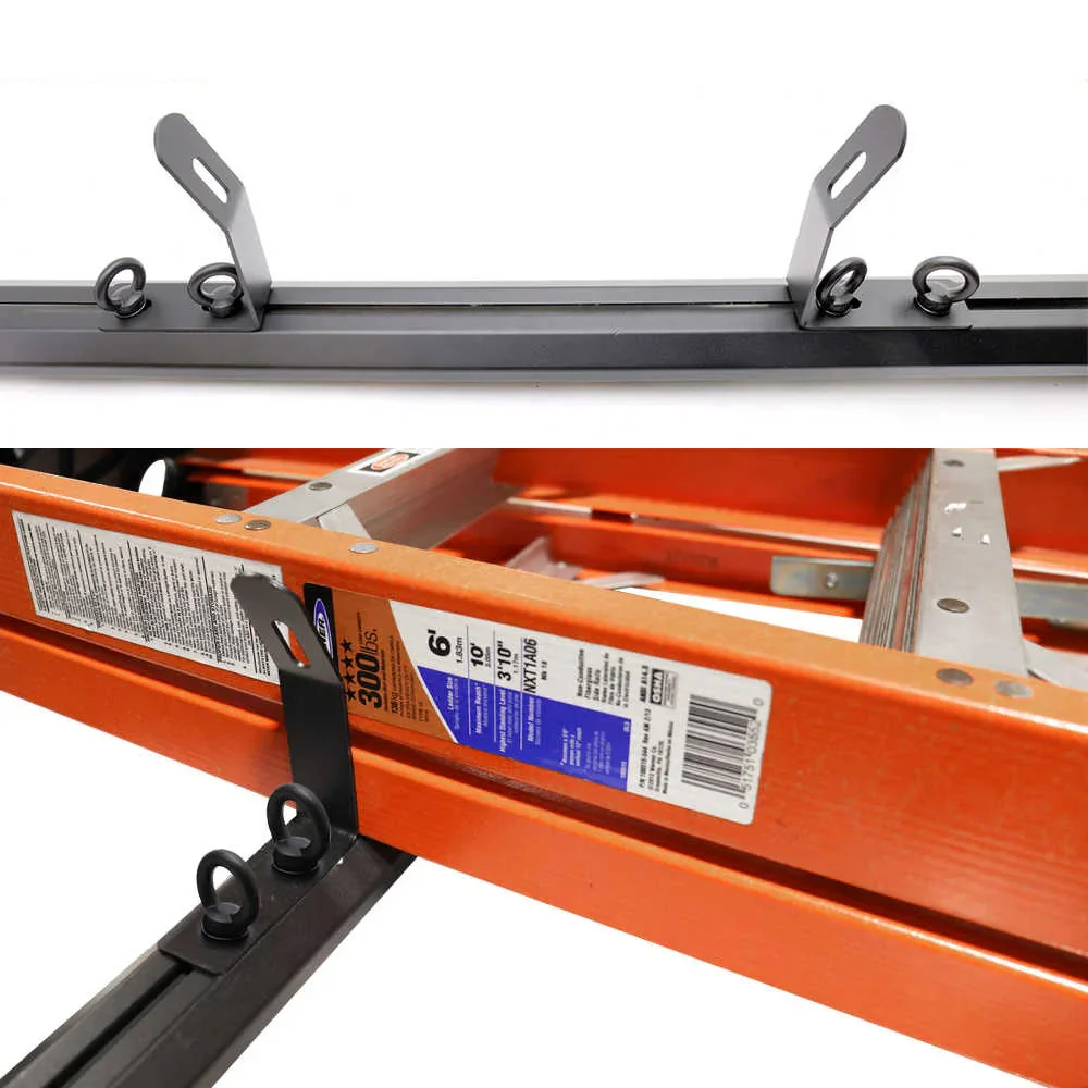 Load Stop T-Slot Crossbar Accessory with Secure Built-In Tie Down Handles