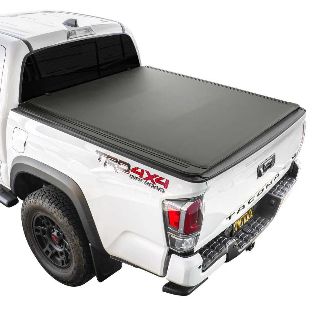 Tacoma Soft Roll-Up Tonneau Cover With T-Slot Channel