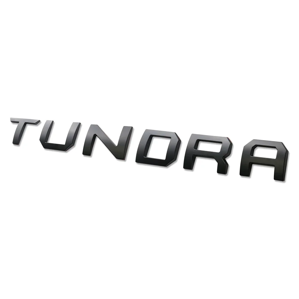 2014-2021 Tundra Plastic Tailgate Letter ABS Inserts Matte Black Decal - Image 5