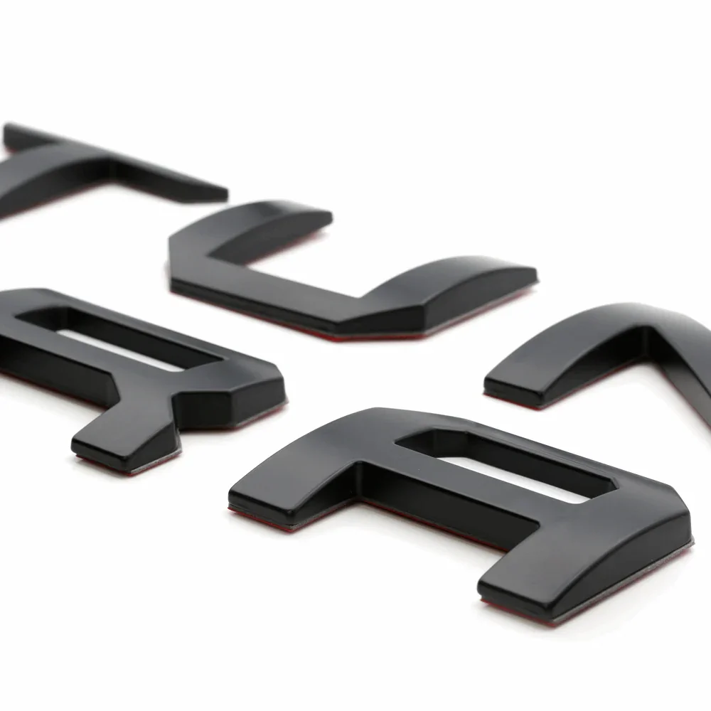 2014-2021 Tundra Plastic Tailgate Letter ABS Inserts Matte Black Decal - Image 7