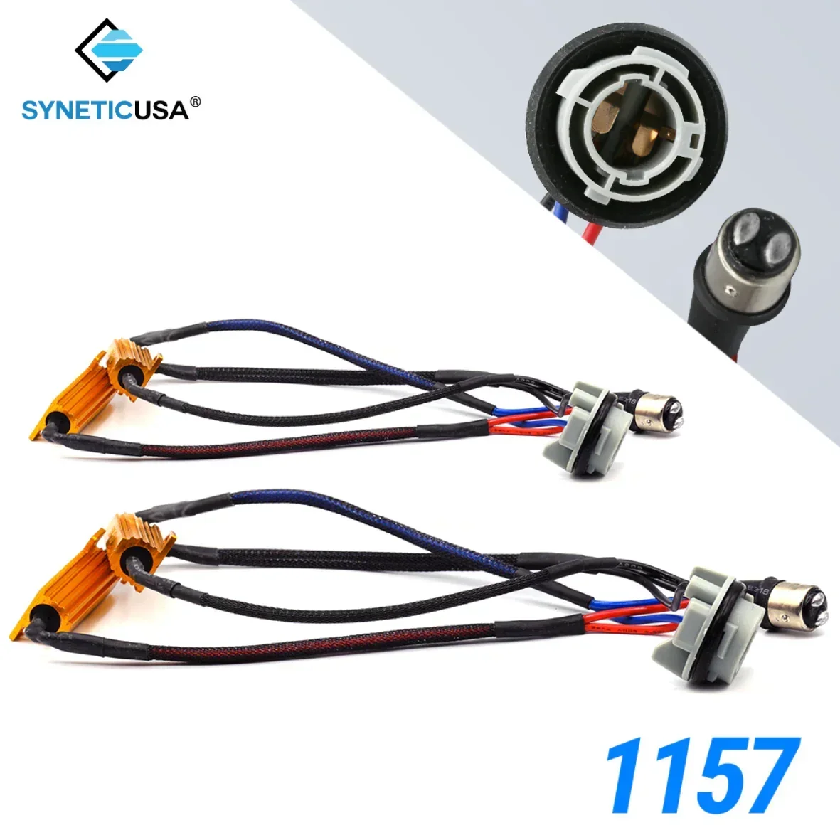 2 pcs of 6ohm 50Watt LED Load Resistor w/ Sockets - Image 5