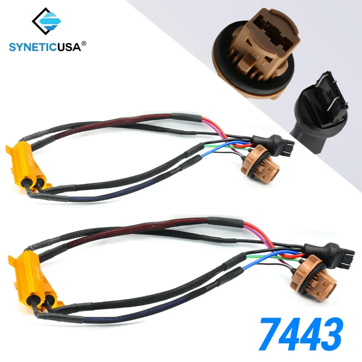 2 pcs of 6ohm 50Watt LED Load Resistor w/ Sockets - Image 6