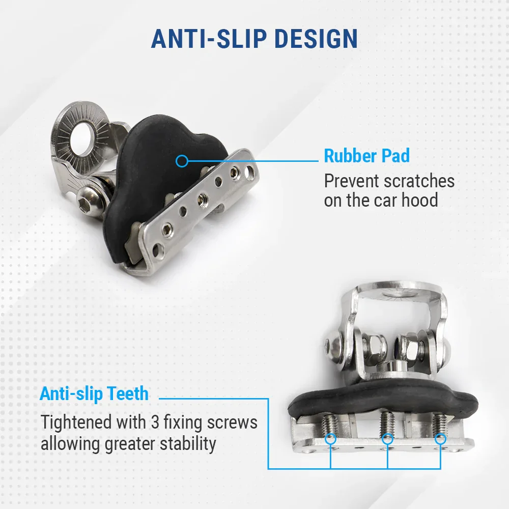 Two Set of Universal Adjustable LED Light Bar Mounting Brackets - Image 4