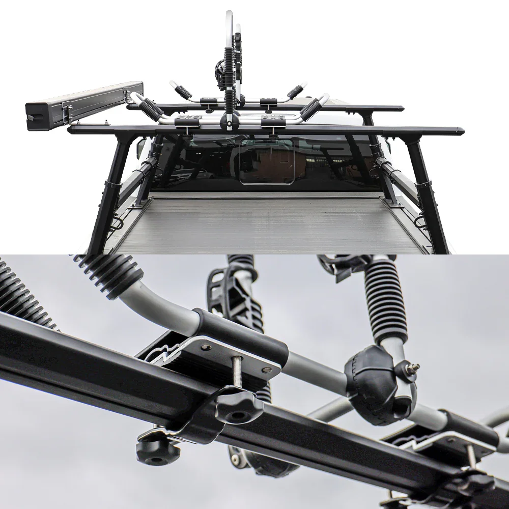 Universal 2-in-1 Aluminum Foldable Canoe / Kayak / Surfboard Carrier Roof Rack J-Bar - Image 4