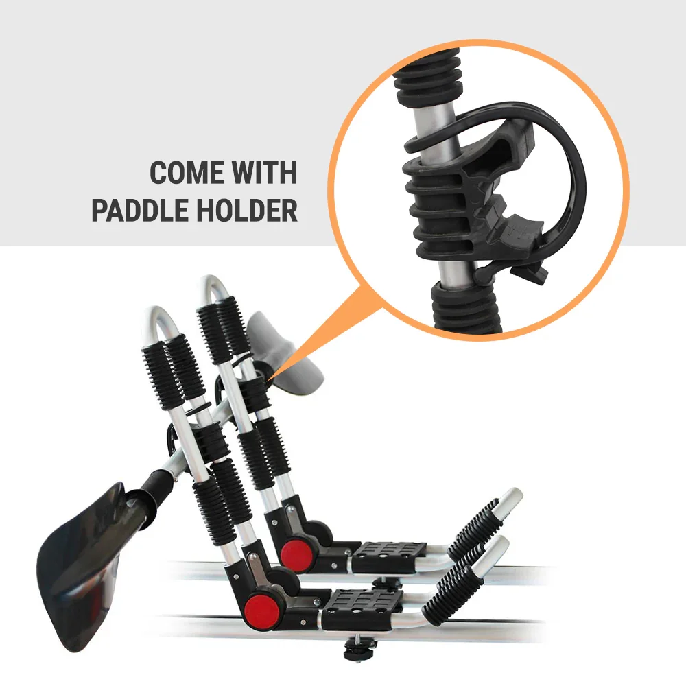 Universal Canoe / Kayak Foldable Roof Rack, Ski Surf Snow Board Carrier - Image 6