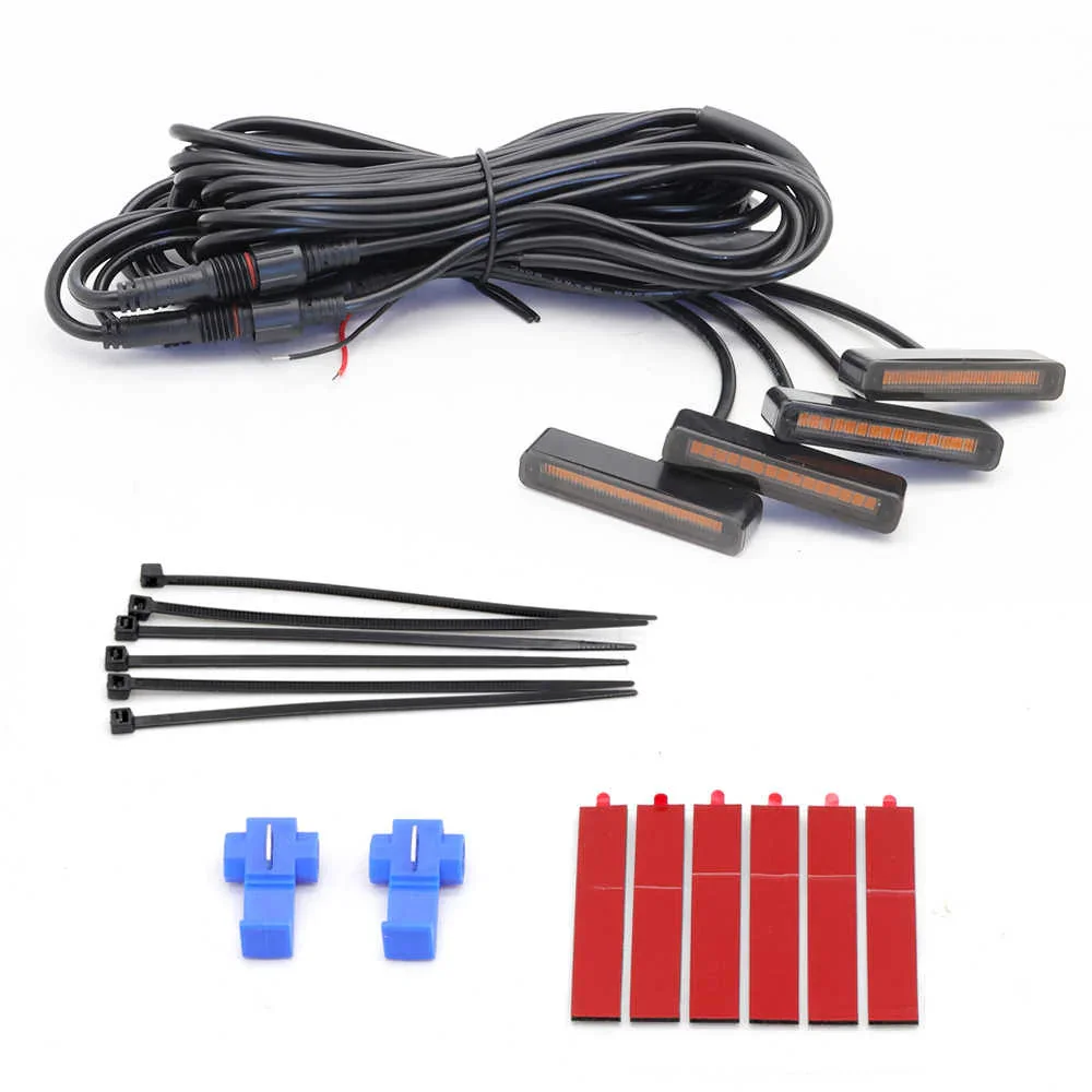 Universal Front Grille LED Light Kit - Amber Pods - Image 5