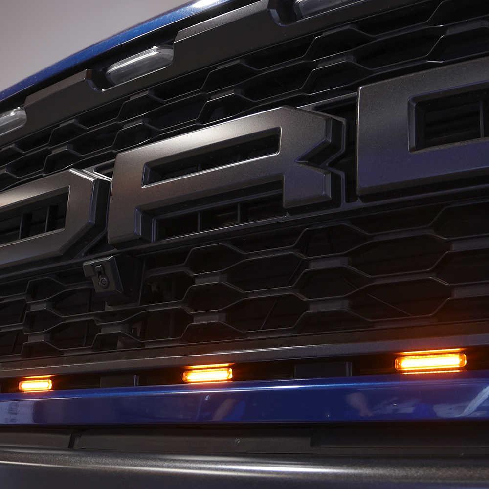 Universal Front Grille LED Light Kit - Amber Pods - Image 6